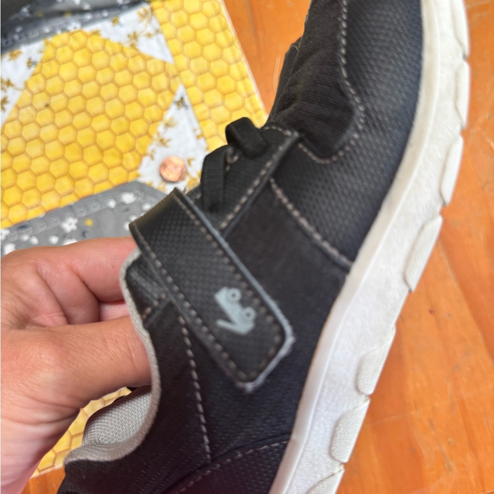 See Kai Run Black and White Kids Sneakers